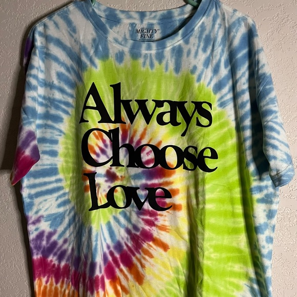 New Without Tag Mighty Fine Always Choose Love Size Medium - Picture 1 of 3
